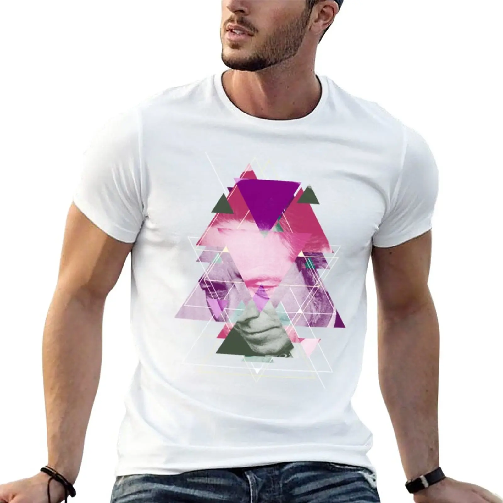 New Alan Watts Geometric Tri T-Shirt T-shirt for a boy quick-drying t-shirt plain white t shirts men