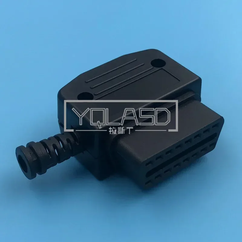 1 Set 16 Way Auto OBD2 OBDII Socket AC Assembly Car OBD Test Diagnostic Connector