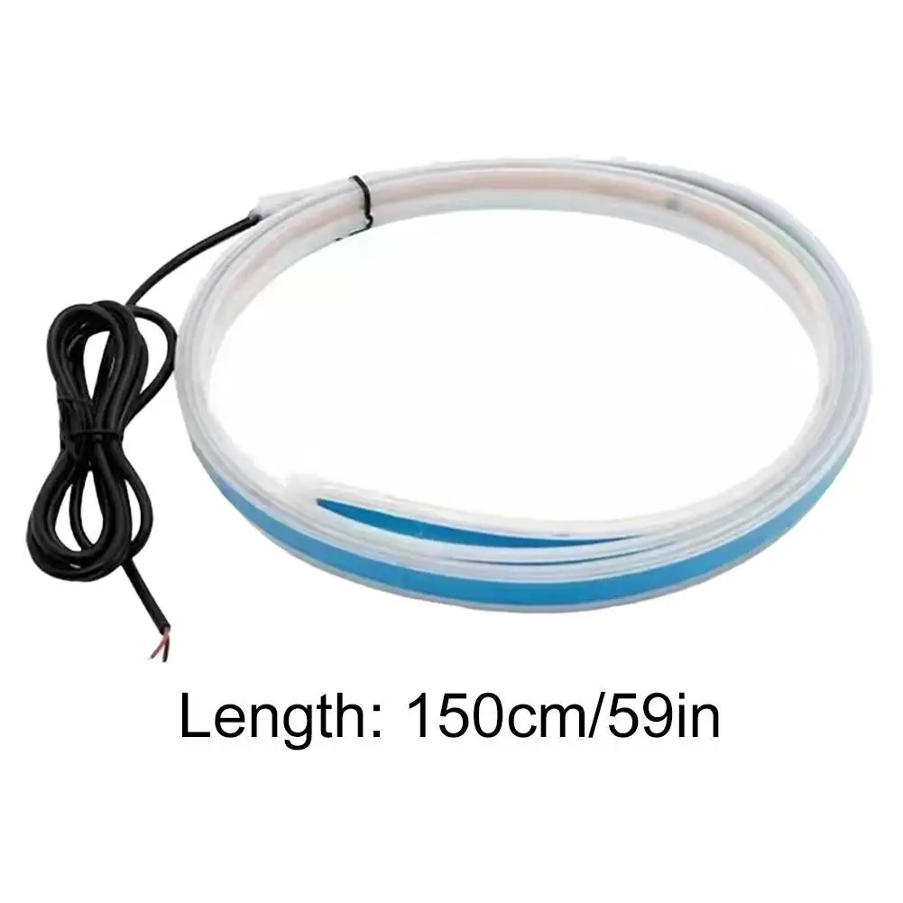 

Светодиодные ДХО с эффектом сканирования для капота автомобиля, декоративная подсветка, 12В