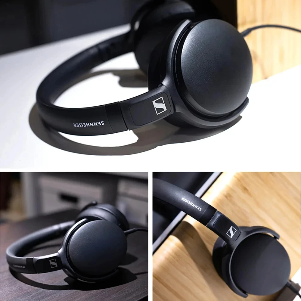 Original Sennheiser HD400S Around-ear Headphones Noise Isolation Foldable Music Headphone Sport Gaming Deep Bass Headset Earbuds