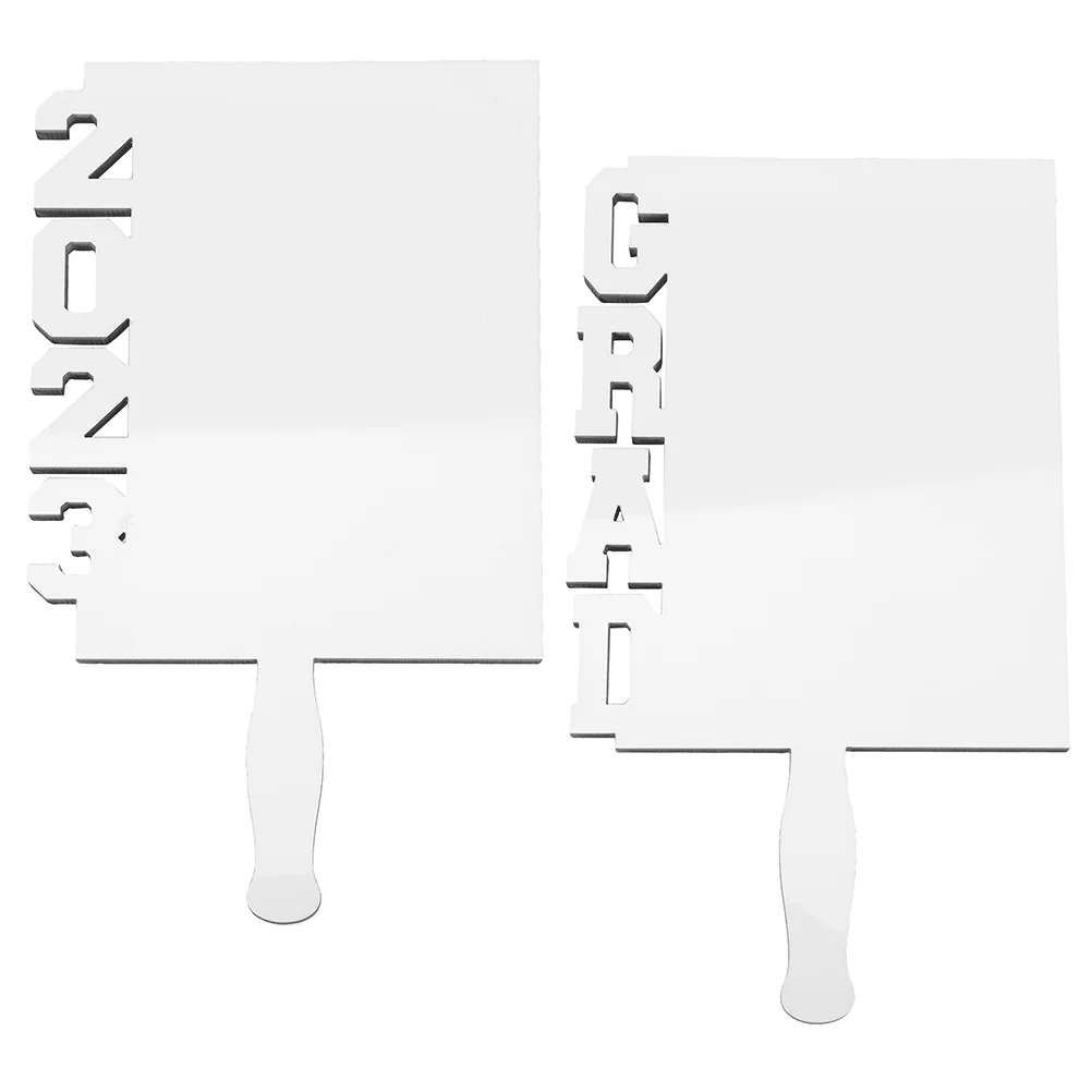 

2Pcs Sublimation Blank Photo Frame DIY Grad Table Centerpiece Graduation Party Decoration Simulation Photo Frame Ornament