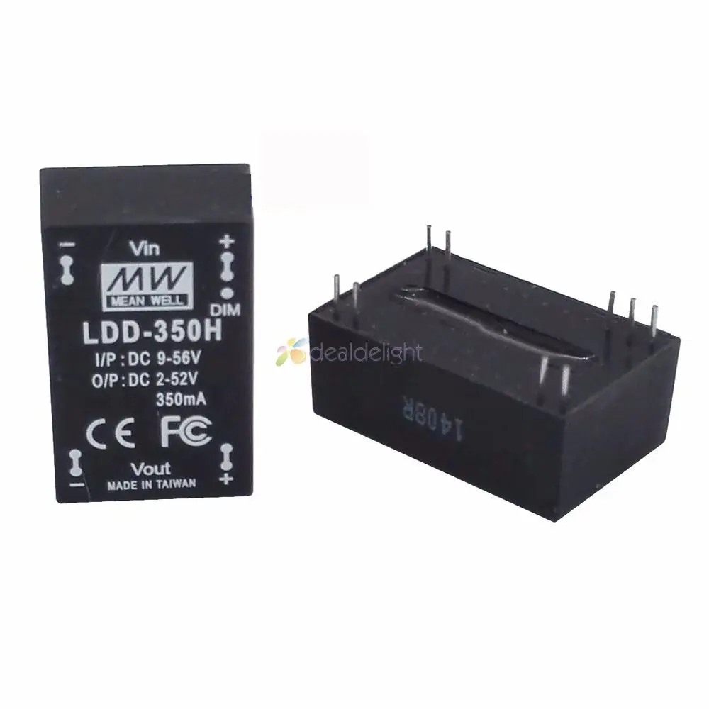 5 Channel Led Driver Board With LDD350H LDD500H LDD600H  LDD1000H MEANWELL Original Constant Current Step-Down LED Driver