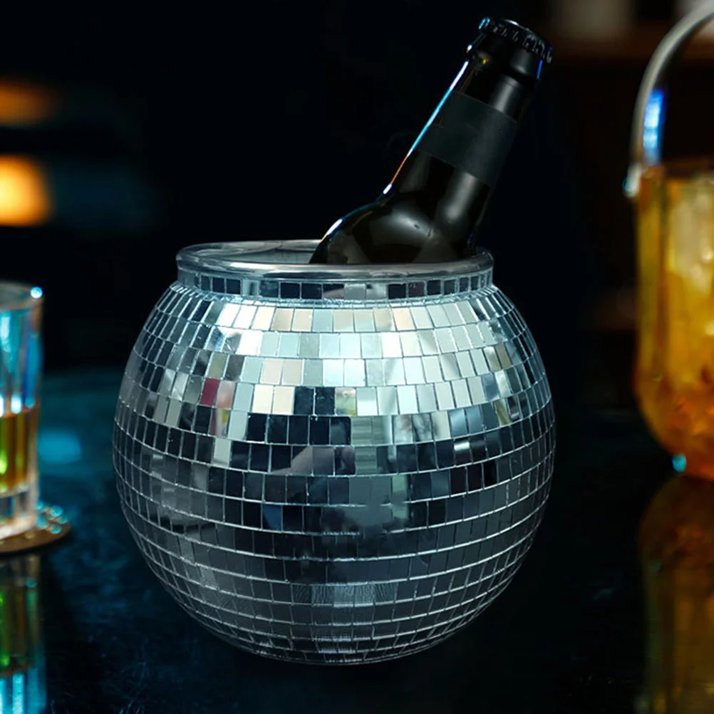 ديسكو الكرة دلو الثلج المشروبات حوض الهوكي مكعب الاكريليك لوازم الحفلات الزينة