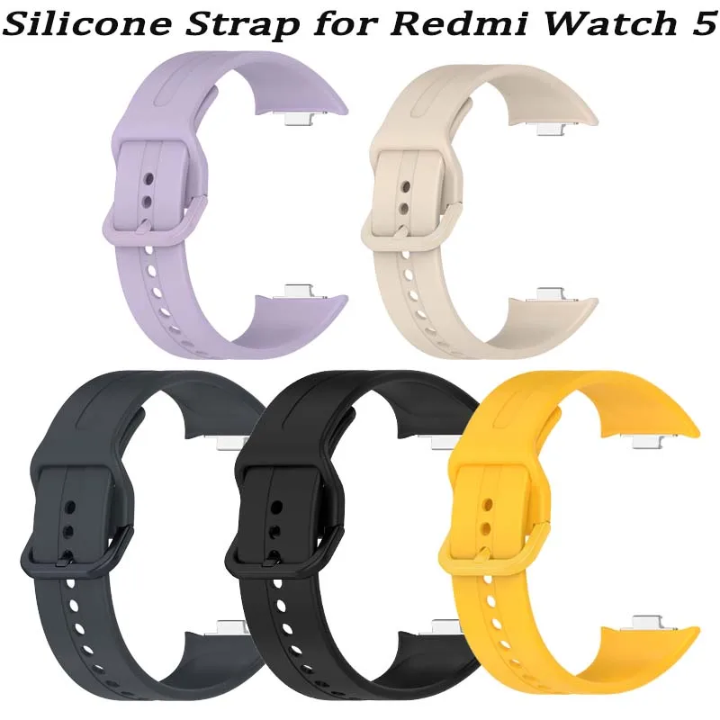 Official Silicone Strap for Redmi Watch 5 Replacement for Redmi Watch 4 Bracelet for Redmi Watch5 Mi Band9 Pro 8Pro Accessorie