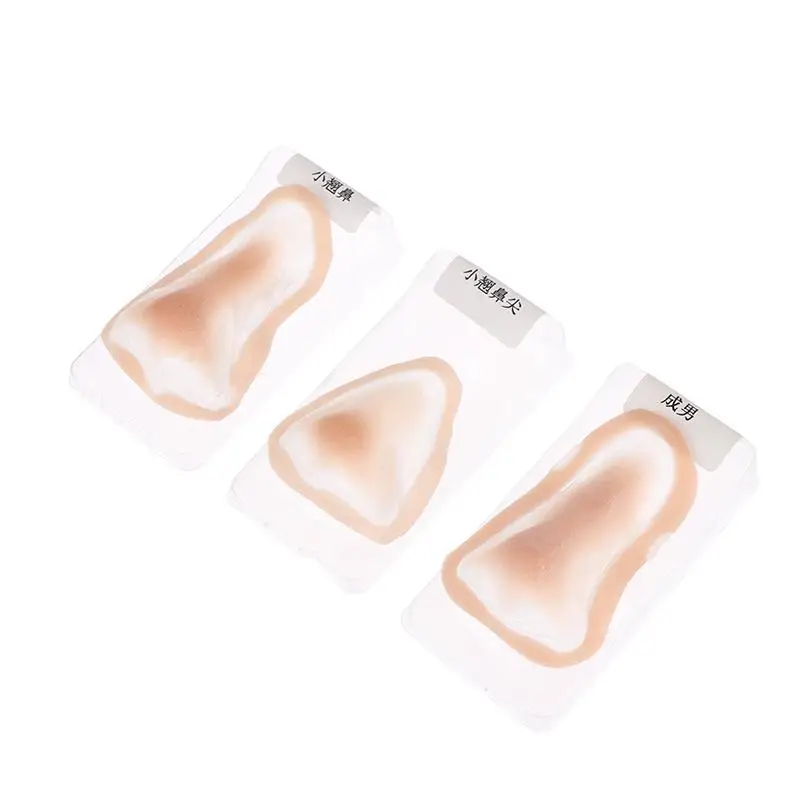 1 Set Wiederverwendbare Cosplay Silikon-Nasen- und Kinn-Sets Natürlicher Effekt Make-up Prothetik-Kits Professionelle Silikon-Gel Falsche Nase & Kinn – Detail 8