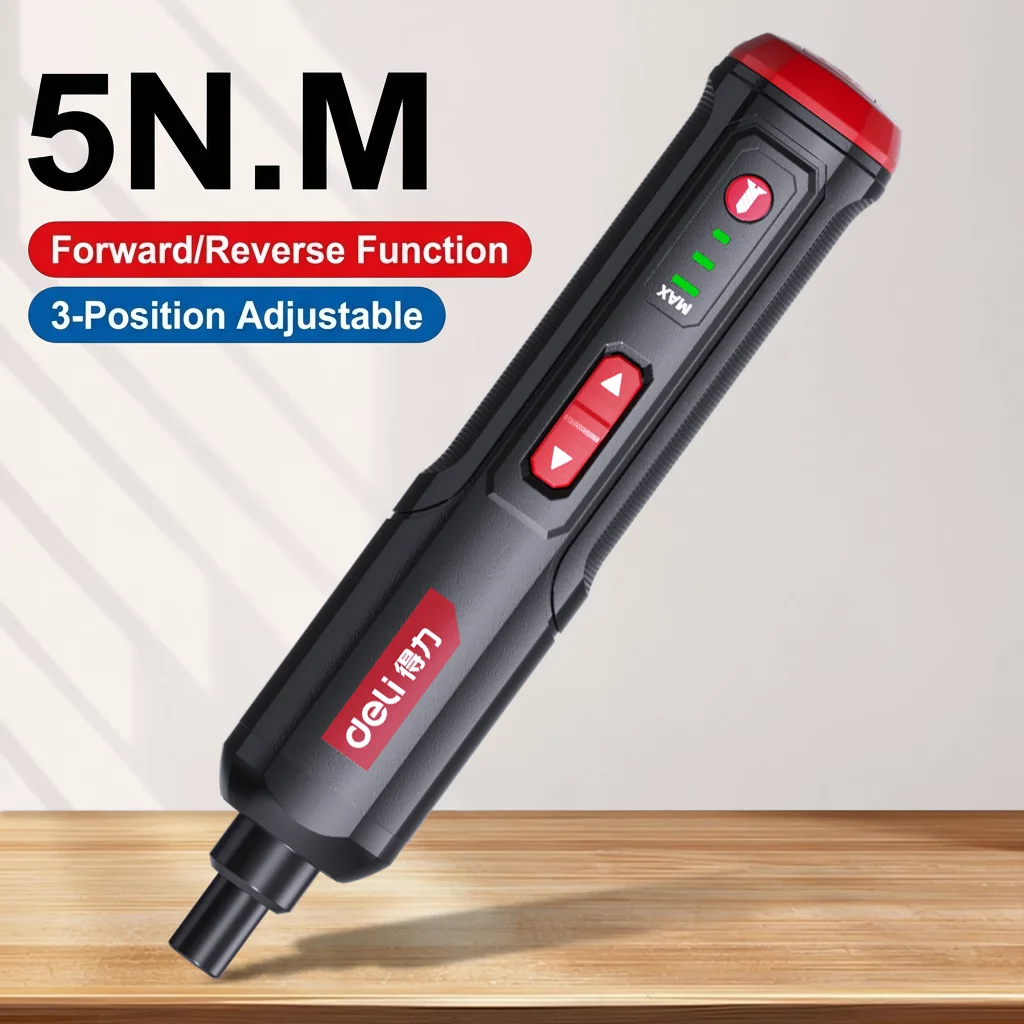 

Беспроводная электрическая отвертка с крутящим моментом 5 Н·м и 3-ступенчатой регулировкой скорости — аккумулятор 2000 мАч, переключатель прямого/обратного хода для DIY-проектов