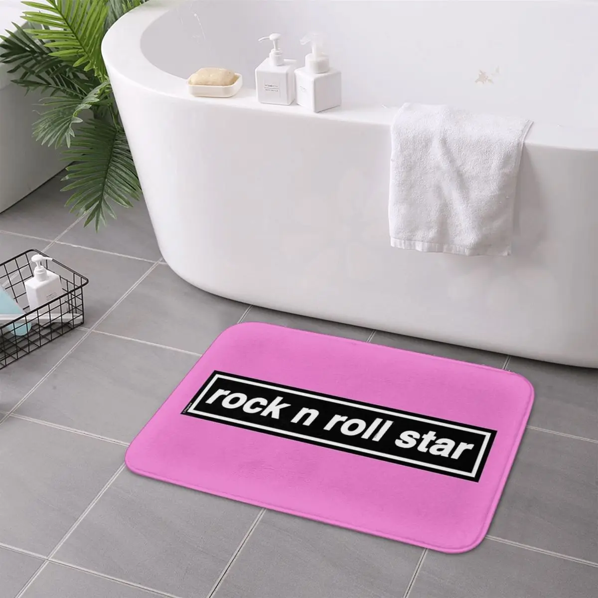 

Rock N Roll Star Anti-slip Doormat Floor Mat Carpet Rug for Kitchen Entrance Home Bathroom Living room Footpad Mats