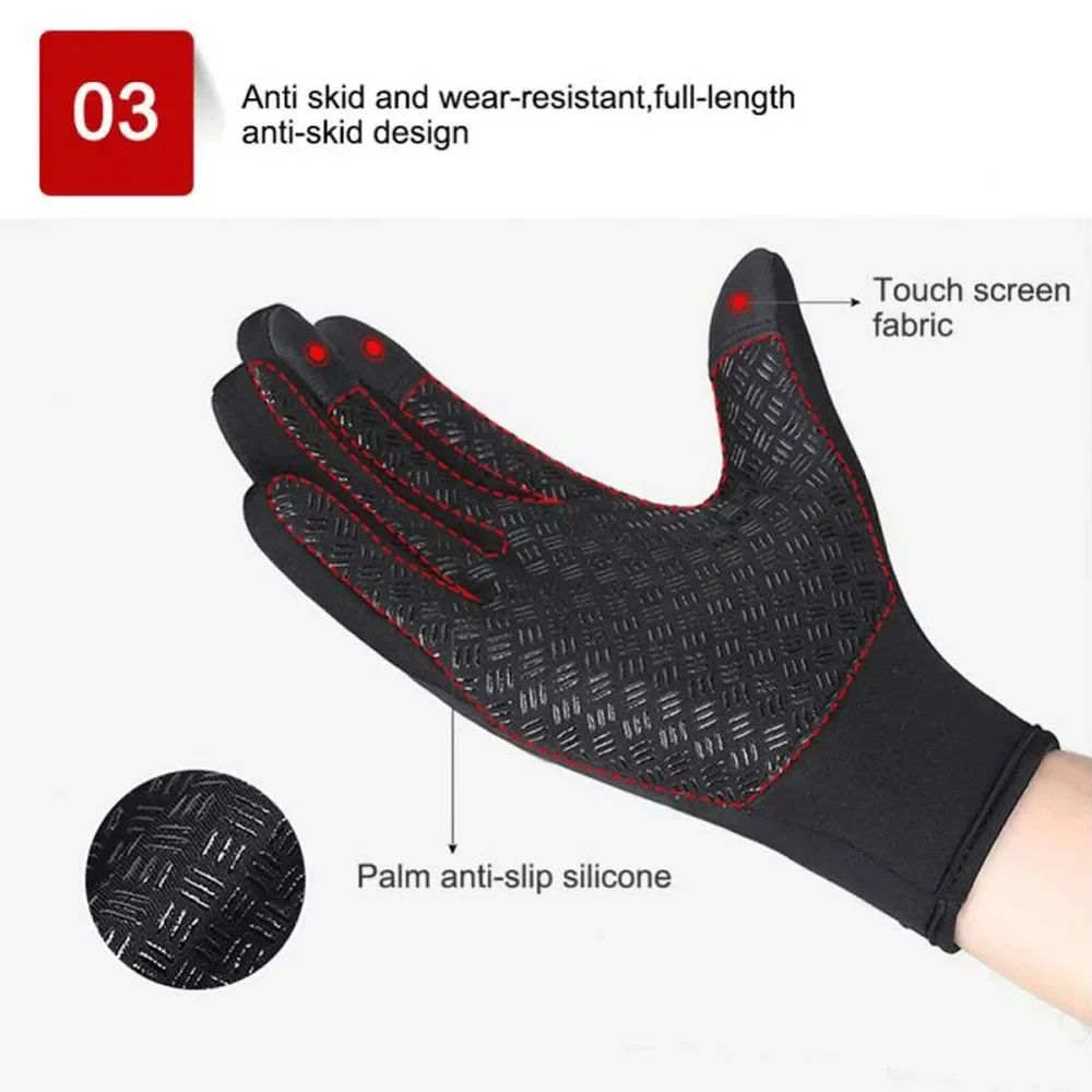 Winter Gloves Scooter for Xiaomi Ninebot Glove Tactical Men Touchscreen Snowboard Hiking Skiing Cycling Warm Bike Bicycle Gloves