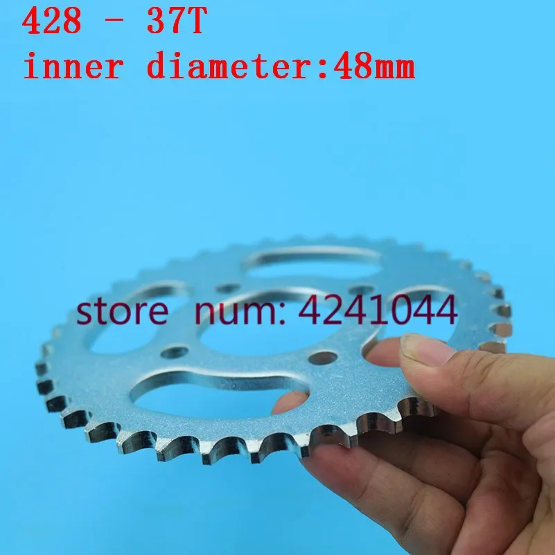 Gear wheel plate 420 428 37T tooth 48mm rear chain sprocket  for 90CC-160cc ATV quad Stomp pit dirt bike