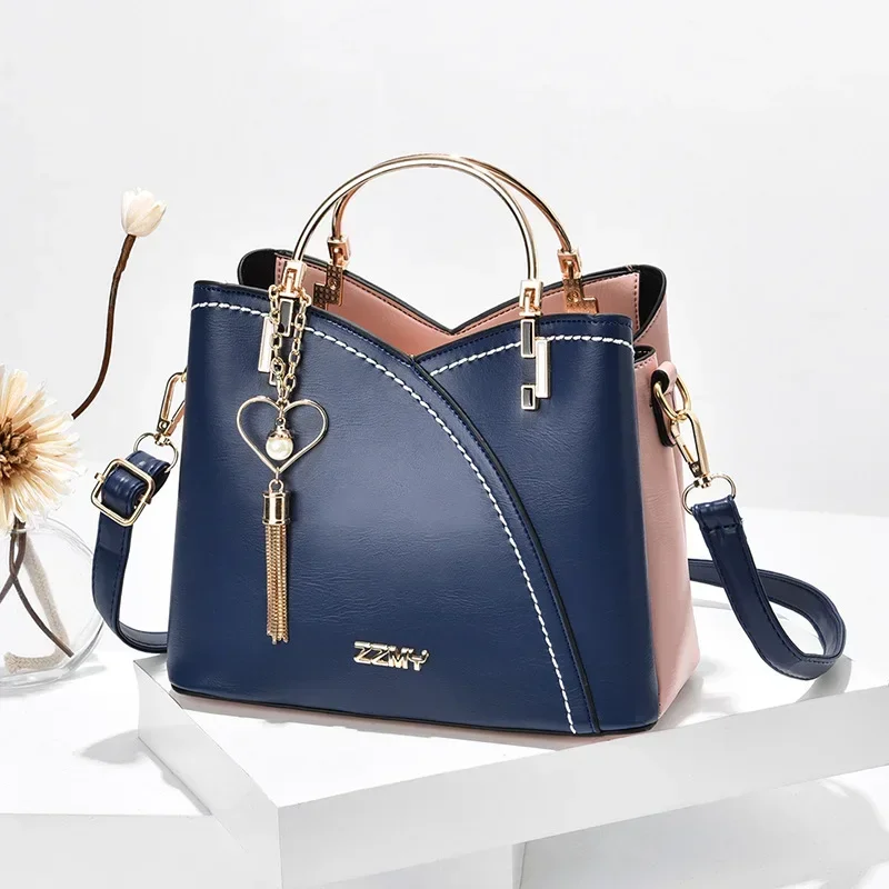 Warstwy marki mała torba typu Tote skóra olejowa skórzane luksusowe torebki damskie torebki projektant panie Crossbody na ramię torby ręczne dla kobiet — zdjęcie 6