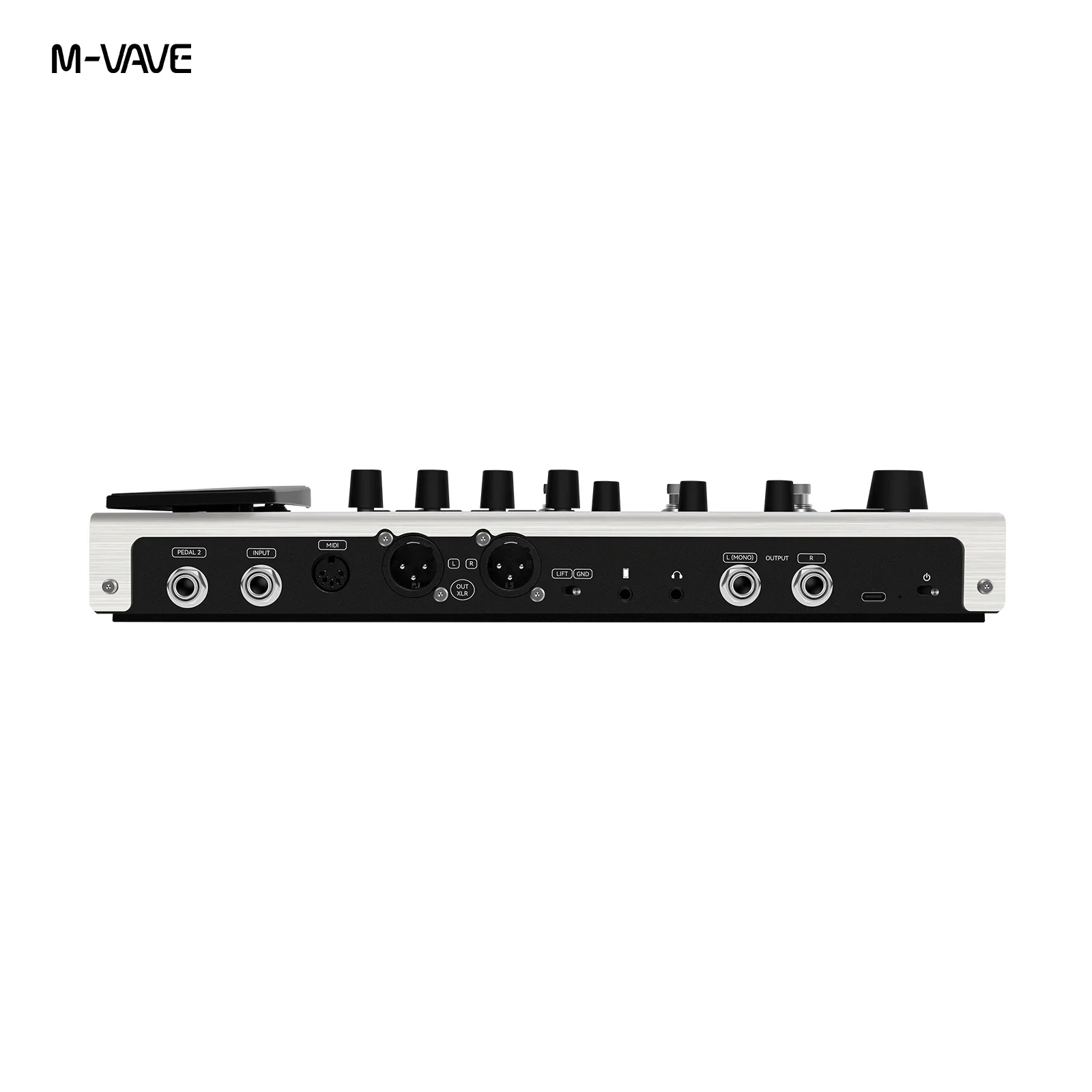 M-VAVE MK-300 معالج جيتار باس متعدد التأثيرات MK-300 150s Looper 128 Drums MIDI DAW 120 AMP 10h بطارية ANN النمذجة العصبية