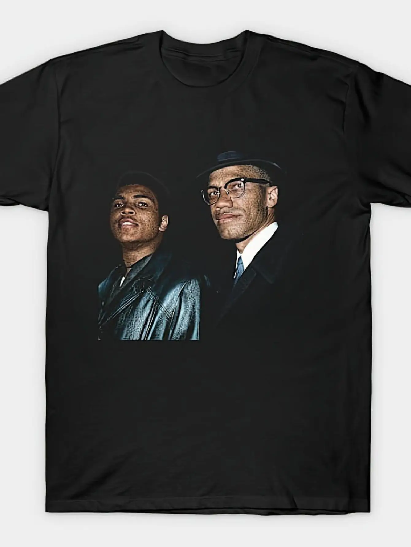 

Винтажная футболка Malcolm X с графическим рисунком — черная цитата «Месяц истории» BLM, хлопковый круглый вырез с коротким рукавом, термотрансферный принт Streetw