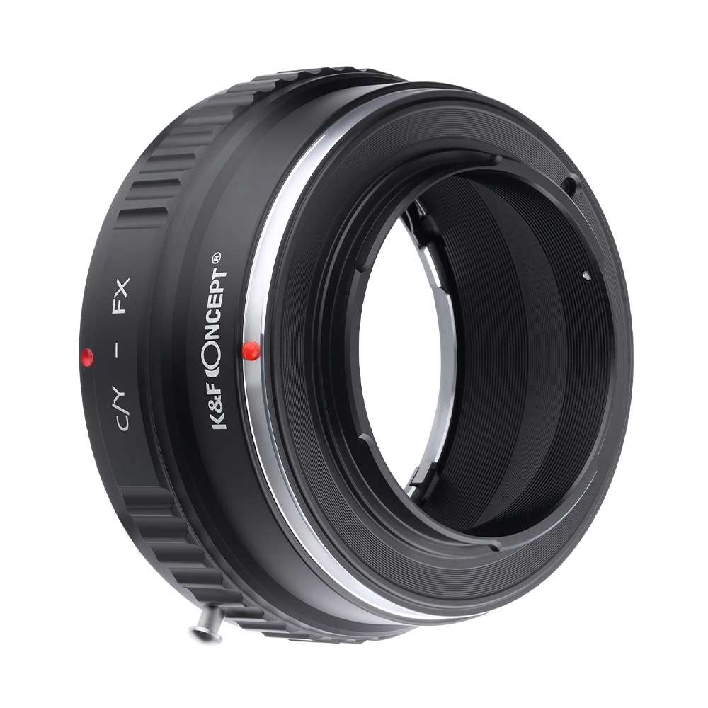 K & F Concept C/Y-FX-anillo adaptador de lente para Contax/Yashica, para cuerpo de cámara Fuji Xpro1/X-E1, Envío Gratis