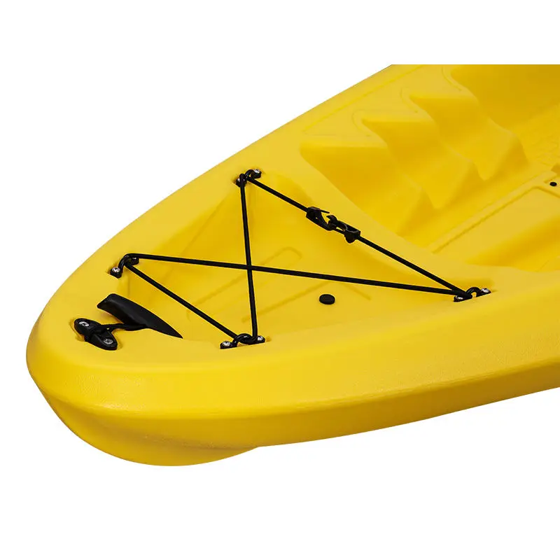 Adult Hard‑Shell Sit‑On‑Top Kayak HDPE Single‑Seat Portable For Freshwater River Fishing Paddling