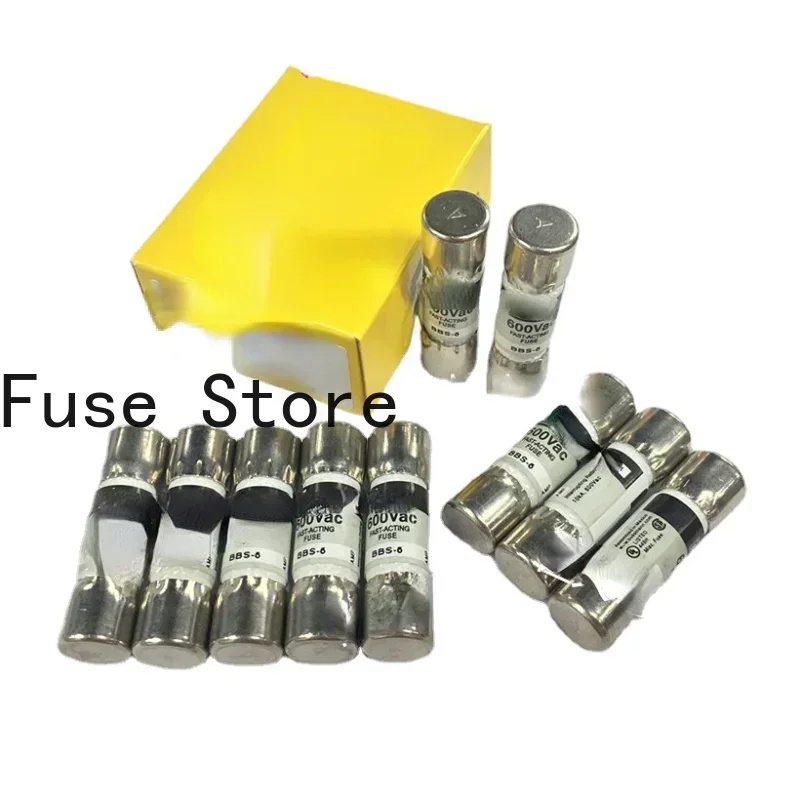 1PCS Imported Fast Fuse BBS-4/10 600V 10*35 0.4A  BBS-3 BBS-10