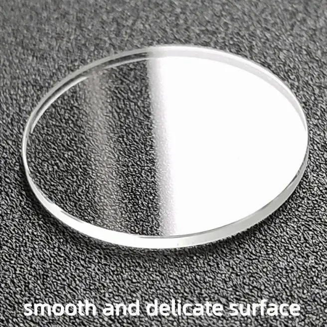 Plane Mineral Watch Glass 2.5mm Thickness Flat Round Crystal Clear Front Cover 37mm-45mm Diameter Part for Watch Repair YZC712