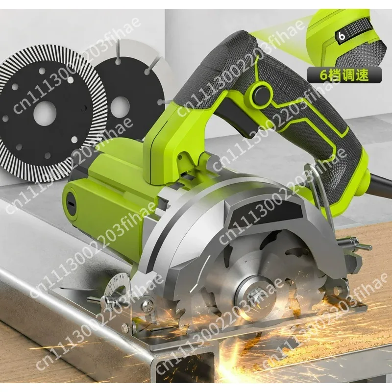 Cutting machine 220v high power woodworking ceramic tile plumber special multi-functional cutting wall groove marble machine