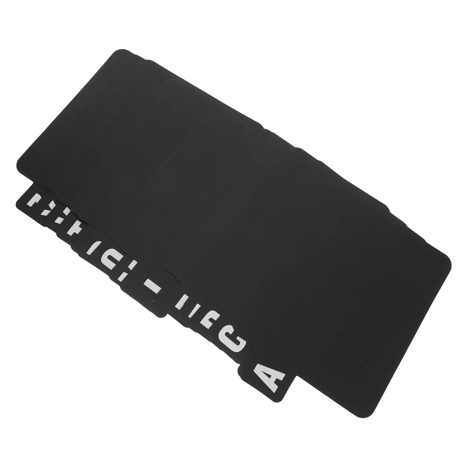26Pcs Blank Index Card Dividers with Tabs A-Z Plastic Book Dividers for Study Office Library Vinyl Record Album Cd Dvd