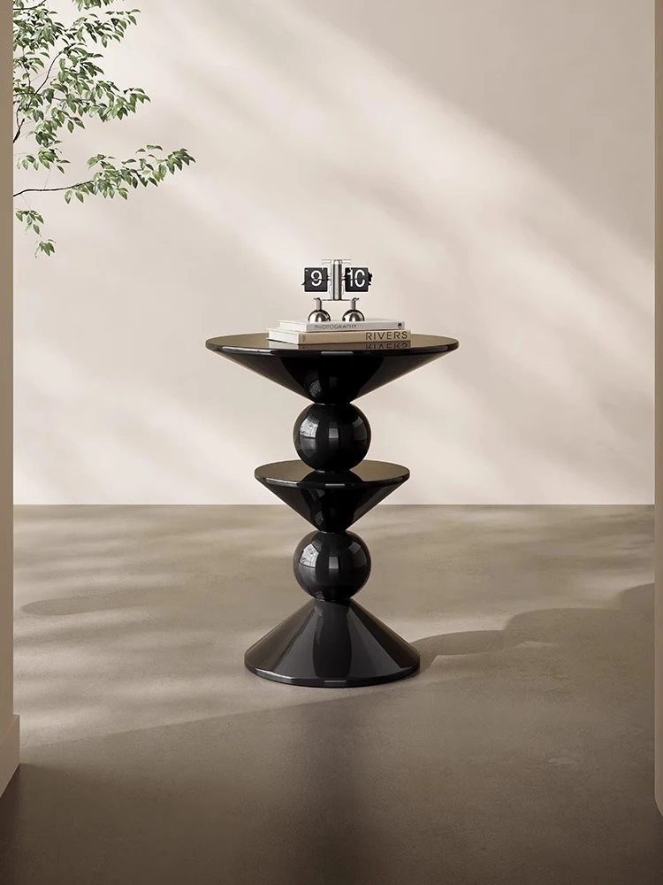 Nordic black sugar mound coffee table sugar gourd side table