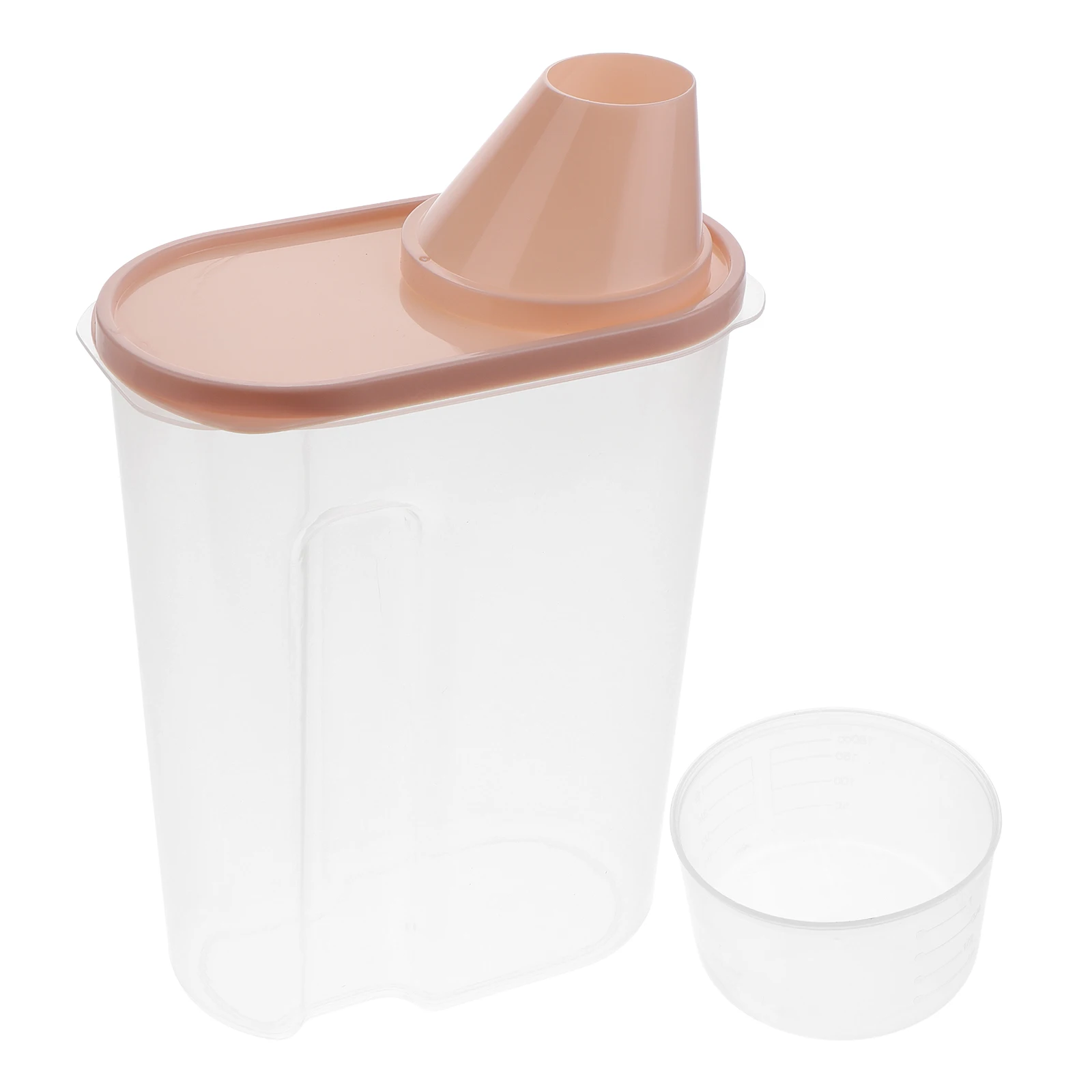 

2 5L Sealed Food Containers Airtight Grain Storage Tank Eco Friendly Plastic Cereal Box Container Transparent Design Lid Small