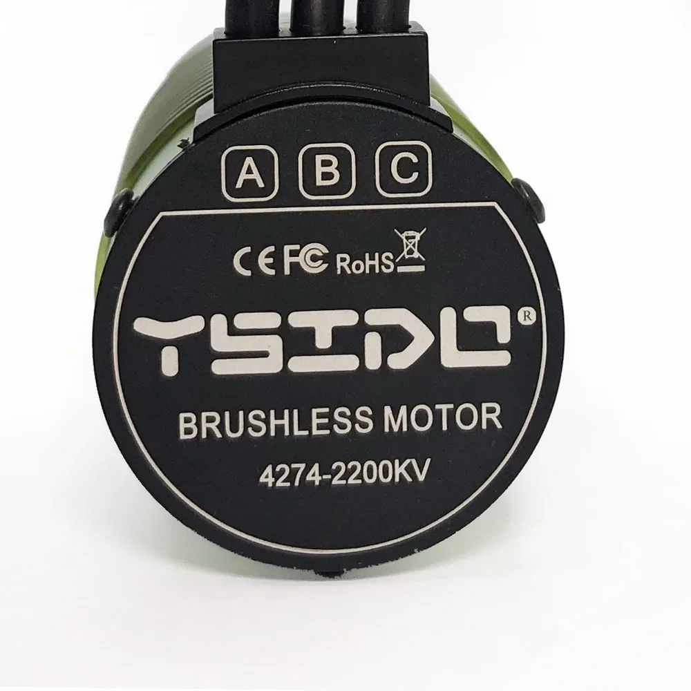 

4274 Brushless Motor 800KV/1400KV/2200KV/3600KV 4-Poles 5.0mm Shaft for 1/7 1/8 ARRMA TRAXXAS RC On-Road Buggy Monster Truck Car