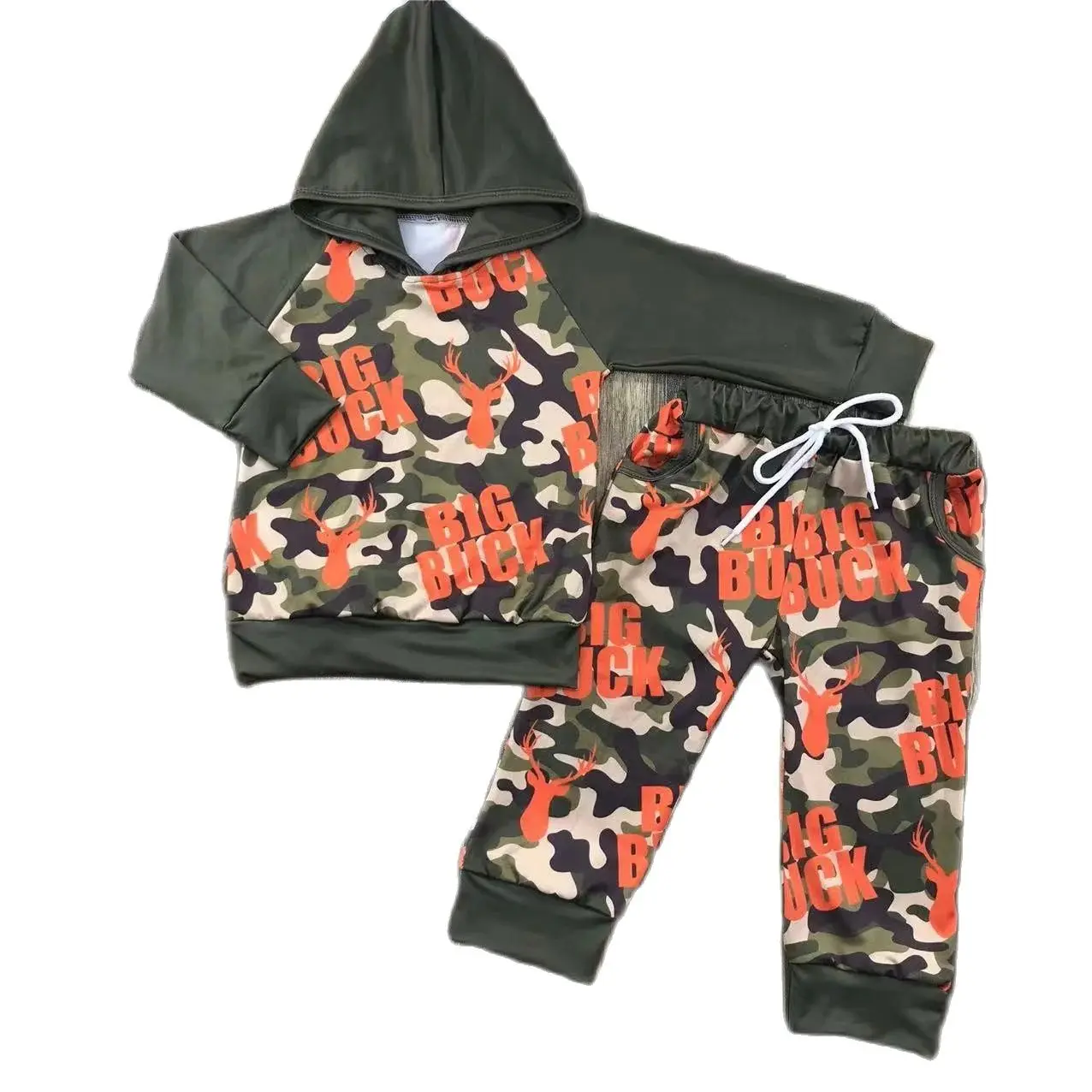 Black goat  Boys clothing Sets autumn long for girls clothes set 0-16 years autumn long top and trousers childrens clothing