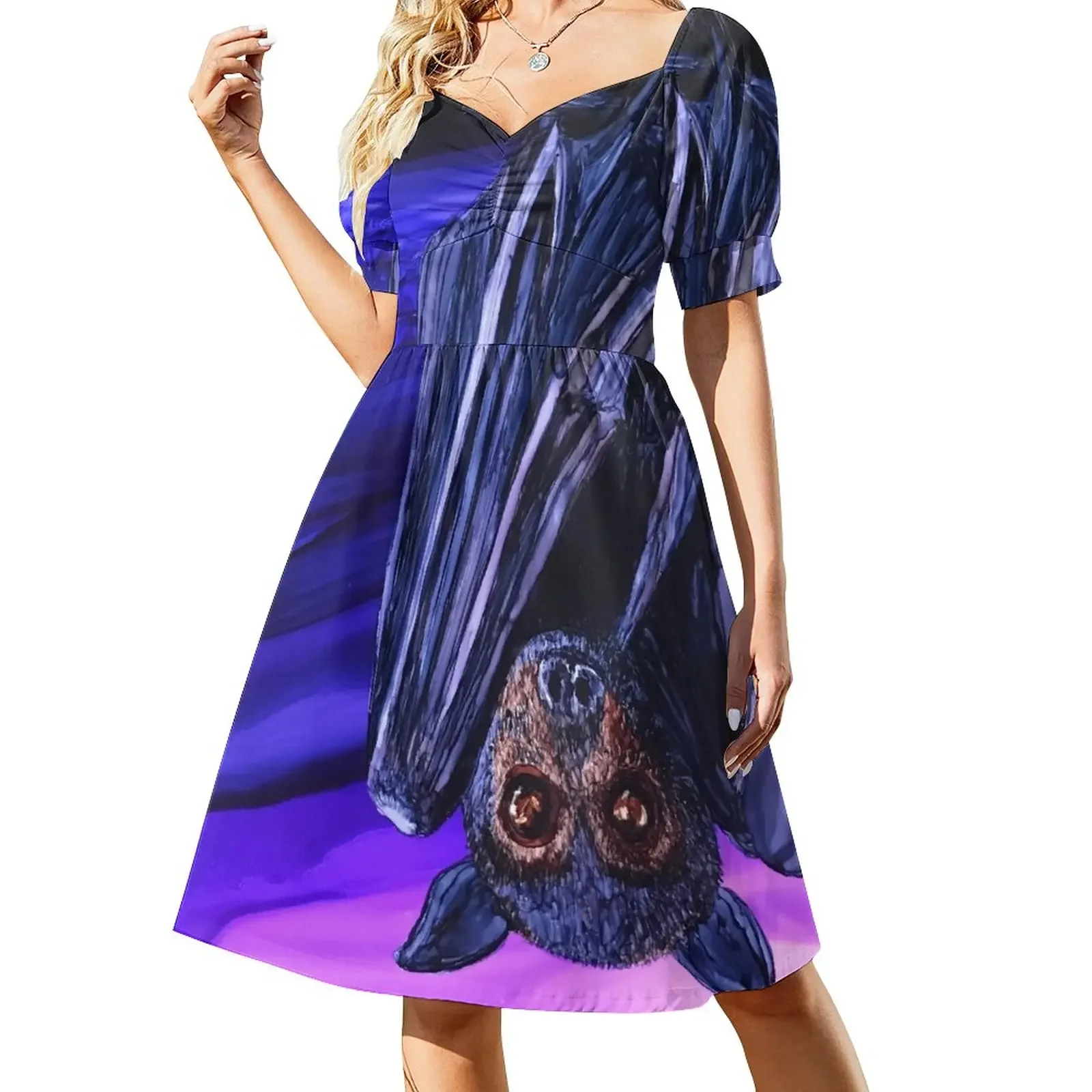 

Vlad the Flying Fox Bat Short-Sleeved Dress Party dresses Women dresses summer dresses ladies 2025 summer