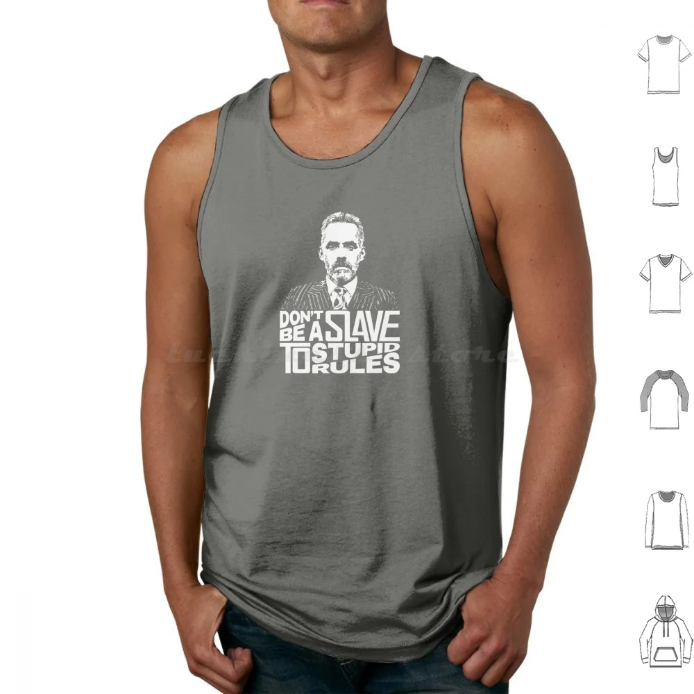 Don't Be A Slave To Stupid Rules-Dr. Peterson Tank Tops Vest Sleeveless Peterson Dr Peterson 12 Rules 12 Rule