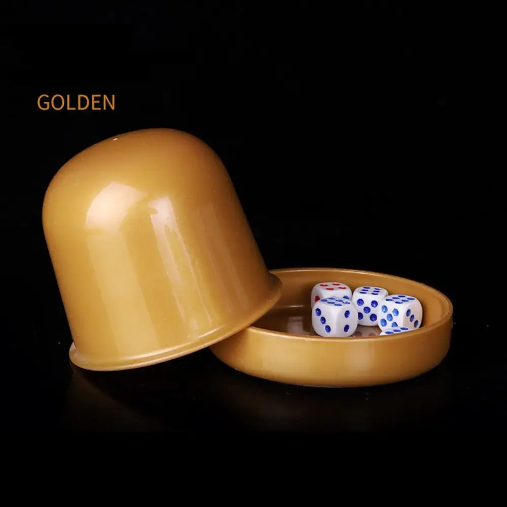 

Набор кубиков для настольной игры, набор кубиков для ночного клуба, чашка для игральных костей с базой, шейкер для костей для вечеринок с 5 шт., шесть боковых кубиков