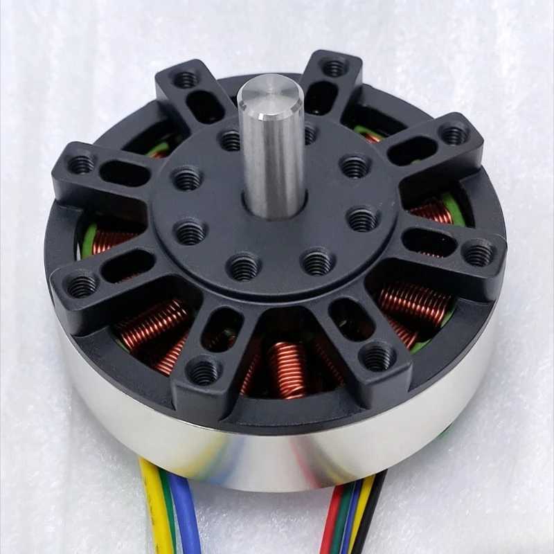 5310 90W Flat‑Disc 3‑Phase DC Brushless Motor with Hall Sensor Outer Rotor Motor Kit Optional Driver IR Remote Speed Control
