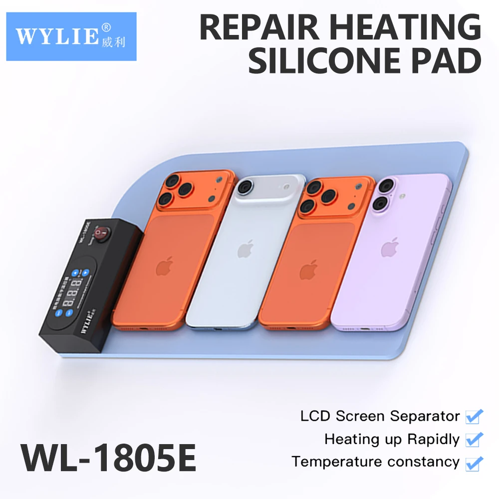 

WYLIE WL-1805E Screen Separation Heating Pad for Heating and Separating LCD Screens in Mobile Phone Tablet Repairs Tool