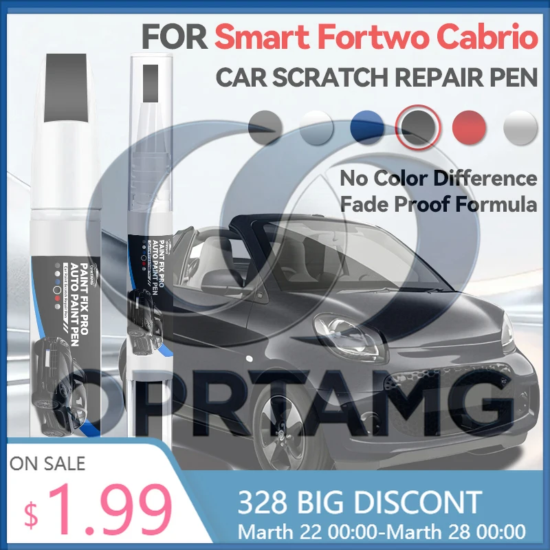 

Автомобильные аксессуары для Smart Fortwo Cabrio: Карандаш для ремонта лакокрасочного покрытия, средство для удаления царапин, DIY, черный цвет