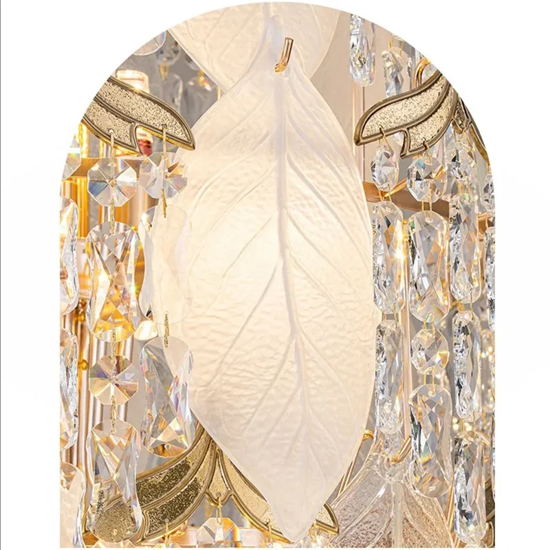 

Marble Chandelier All-Copper Nordic Post-Modern Living Room Lamp High-end Brushed Copper Living Room Dining Room Bedroom Pendant