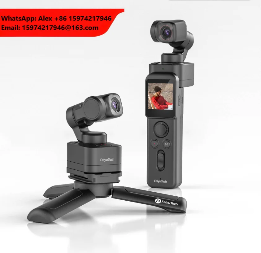 Feiyutech Pocket 3 Action Camera 3-Axis 4k Detachable Gimbal Ai Tracking 180° Panorama Slow Motion Beauty Youtube Tiktok Vlog