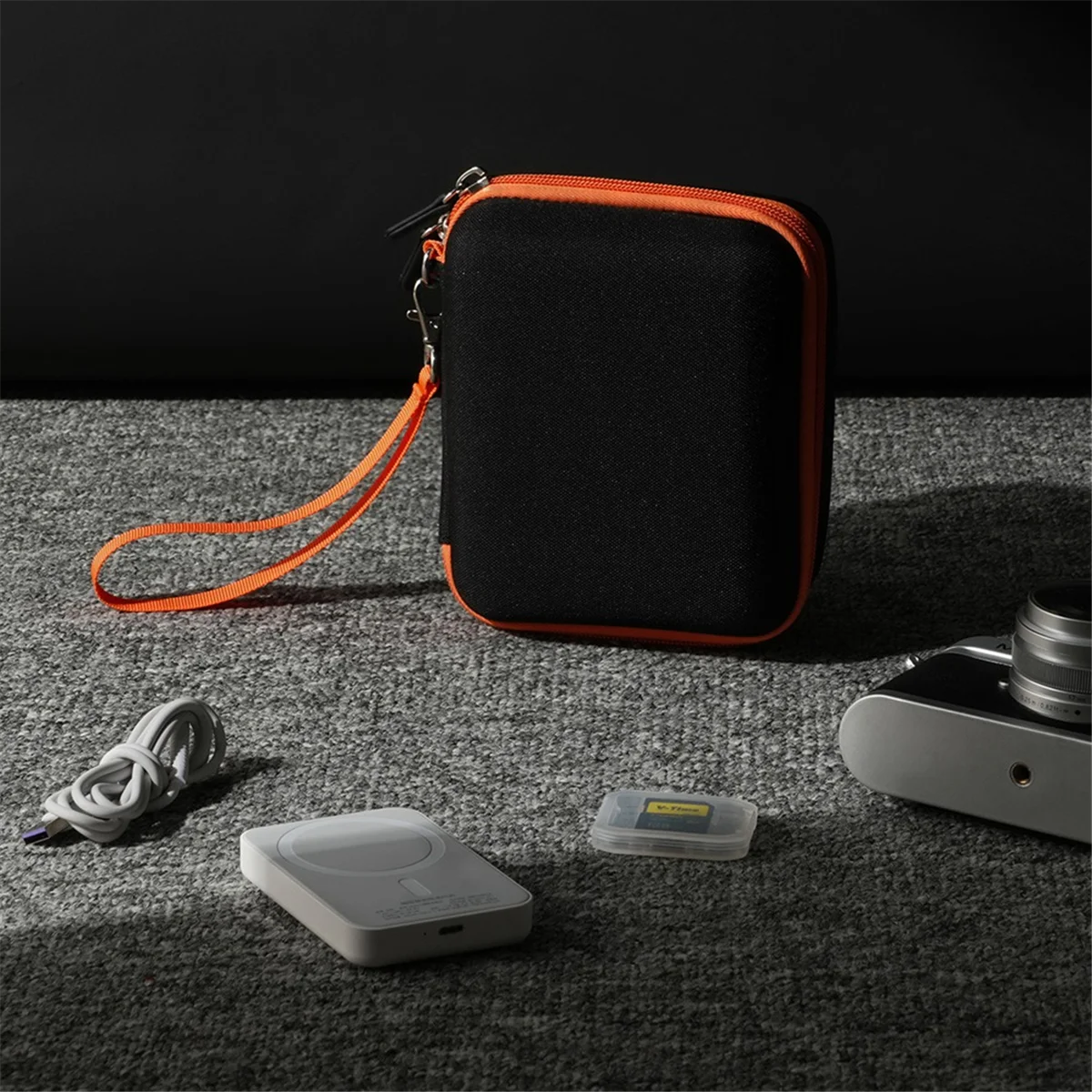 Y06A EVA Hard Case Camera Bag Portable Waterproof and Shockproof Camera Storage Bag for ZV-E10 II ZVE10 Camera