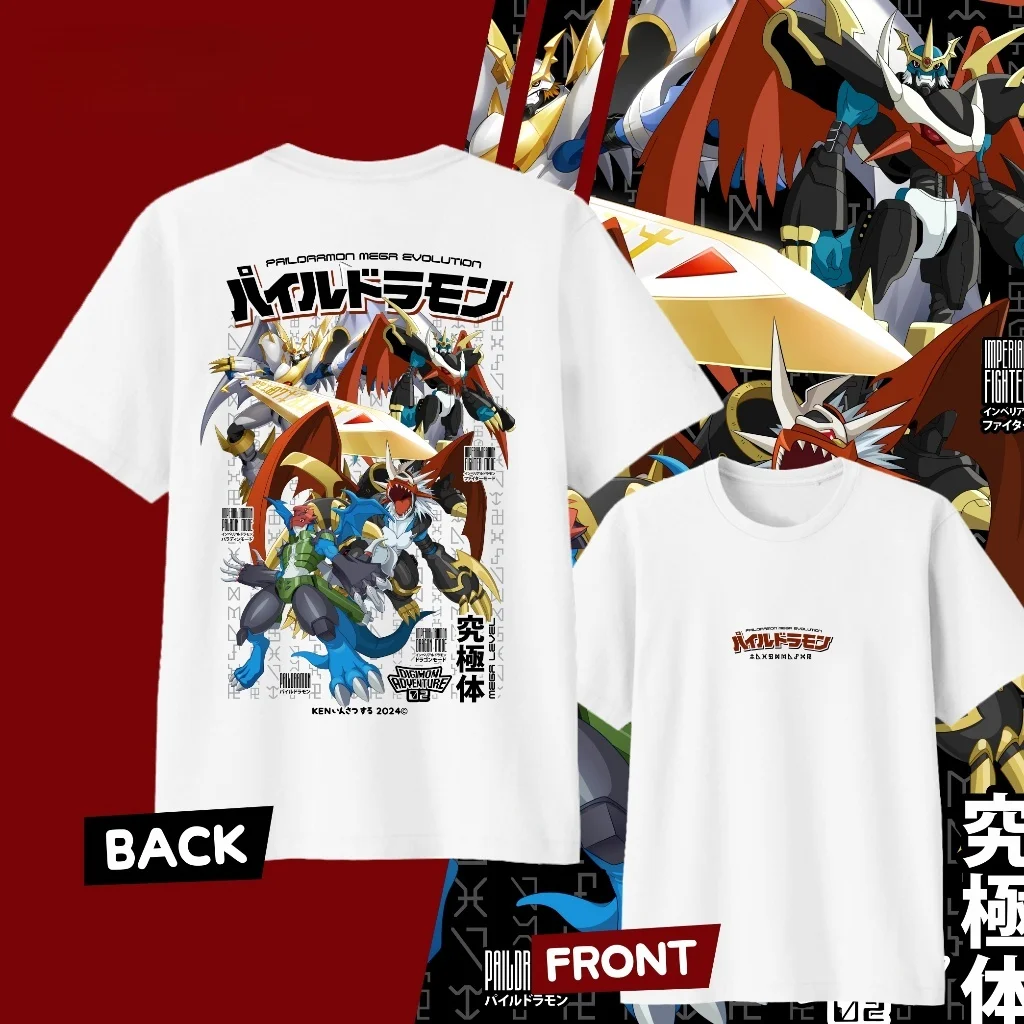Camiseta de Algodón Puro Digimon Adventure 02 Agumon Evolution 2026 para Verano, Camiseta de Manga Corta para Hombre y Mujer, Estilo Padre-Hijo