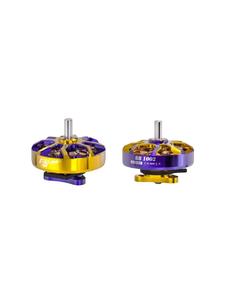 Flywoo ROBO 1002 19800KV 23500KV 1S فرش السيارات مطلية بالذهب الأرجواني ل 65 مللي متر 75 مللي متر Whoop مسواك خفيفة FPV الطائرة بدون طيار