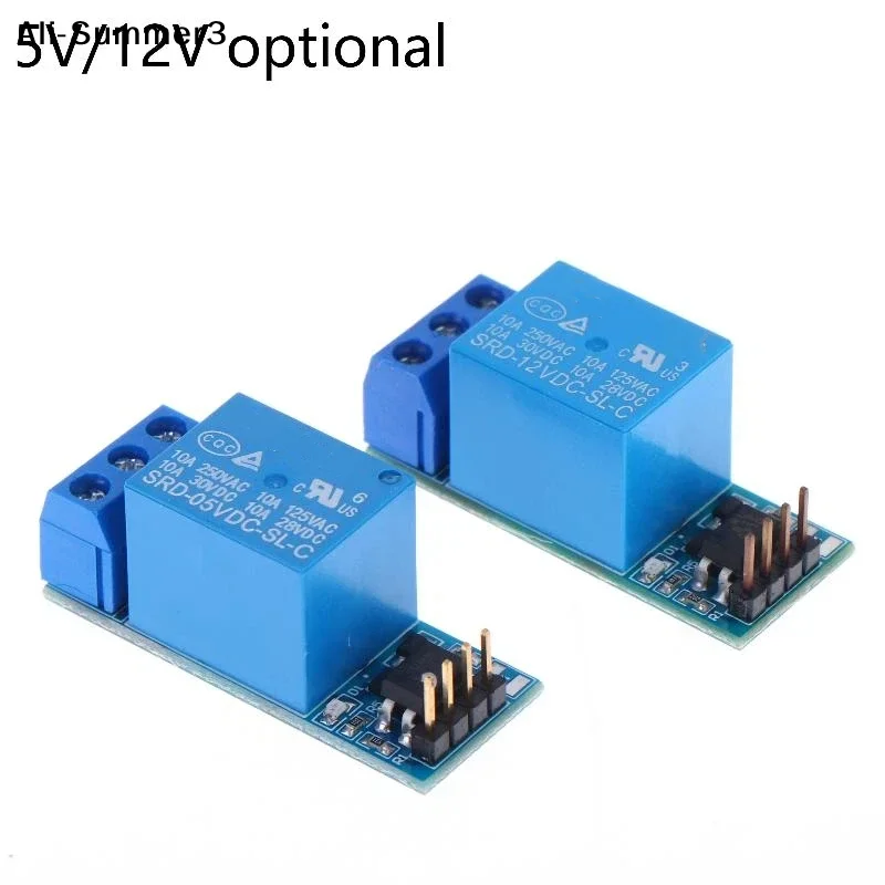 【A11】1 Channel Relay Module With Optocoupler Isolation 5V/12V Level Trigger Relay Board For Microcontroller Regulation