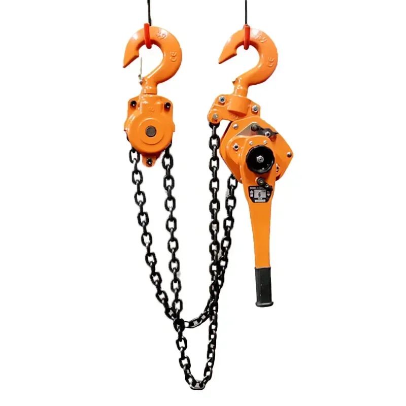 

0.8tons -6 tons Hand lever hoist small lifting inverted chain hand hoist crane manual hand plate tensioner tensioner