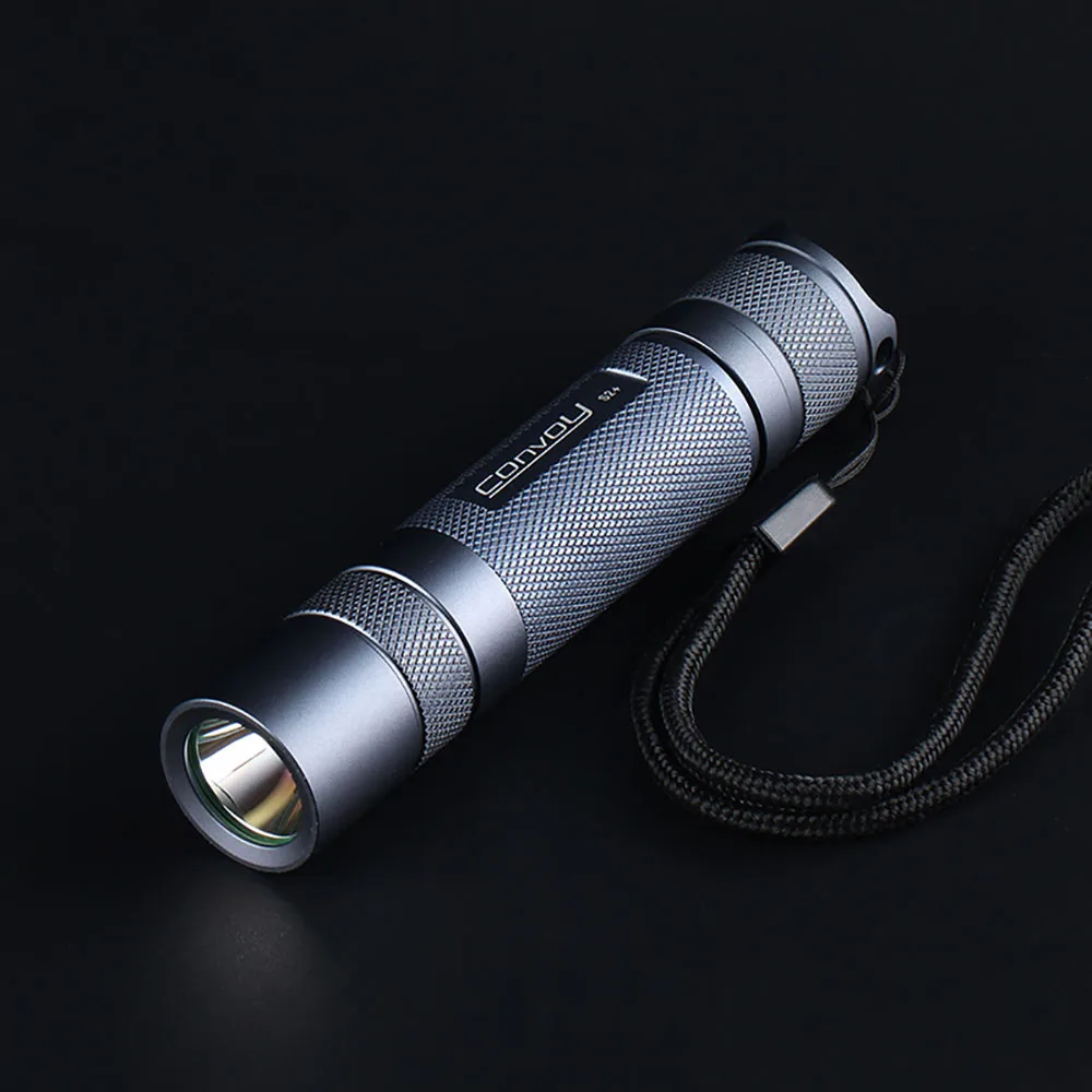 Convoy S2 Plus Flashlight with SST20 Linterna Led 18650 High Powerful Flash Light Camping Fishing Work Lamp Mini Lantern Latarka