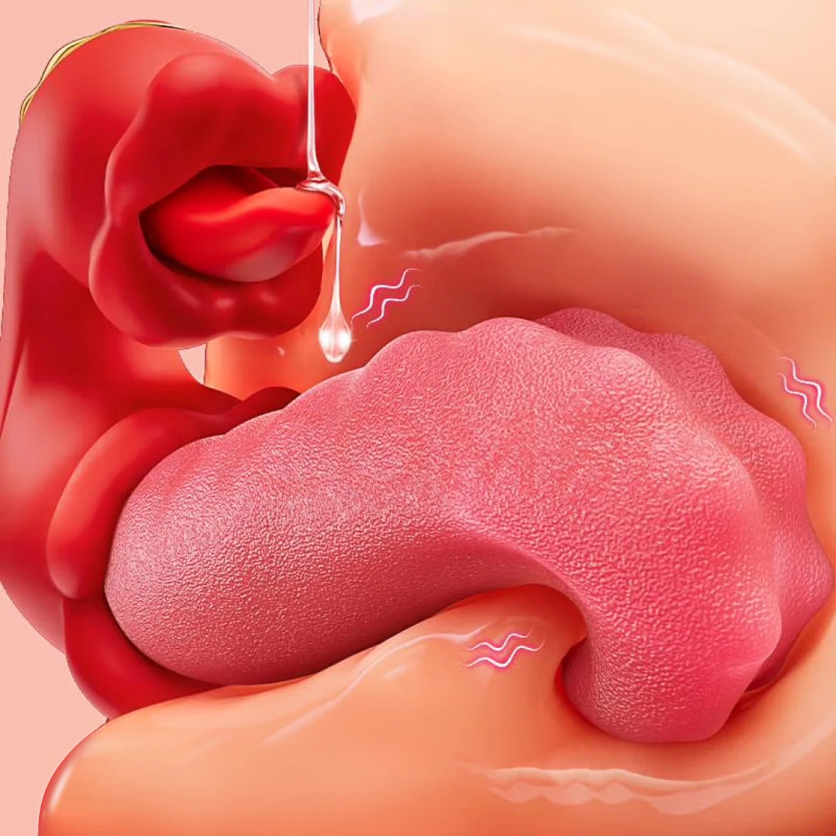 Wibrator do lizania językiem, stymulujący punkt G dla kobiet, mocny stymulator łechtaczki i sutków, masażer waginy dla kobiet, erotyczne zabawki seksualne.