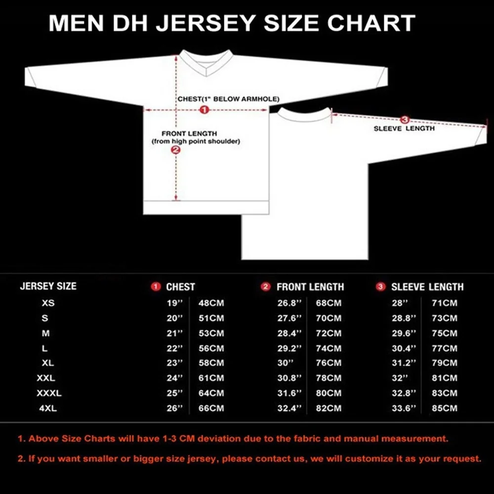 Men Summer Motocross Jerseys Bike Cycling Motorcycle T-Shirt Bicycle Racing Jersey Off Road Wear Clothing MTB Downhill Jerseys