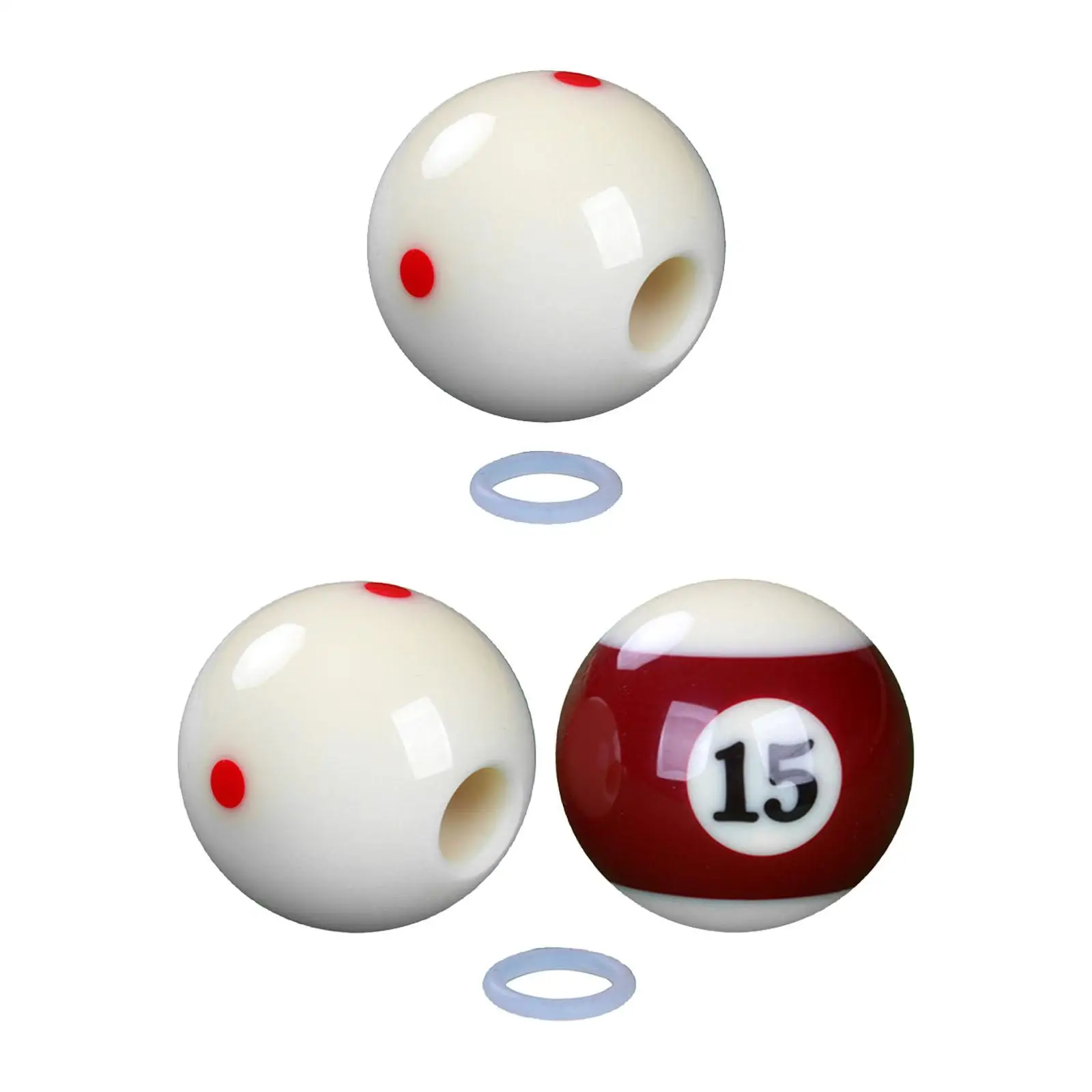 Billiards Cue Ball with Hole Billiard Trainer Billiards Cue Accessories