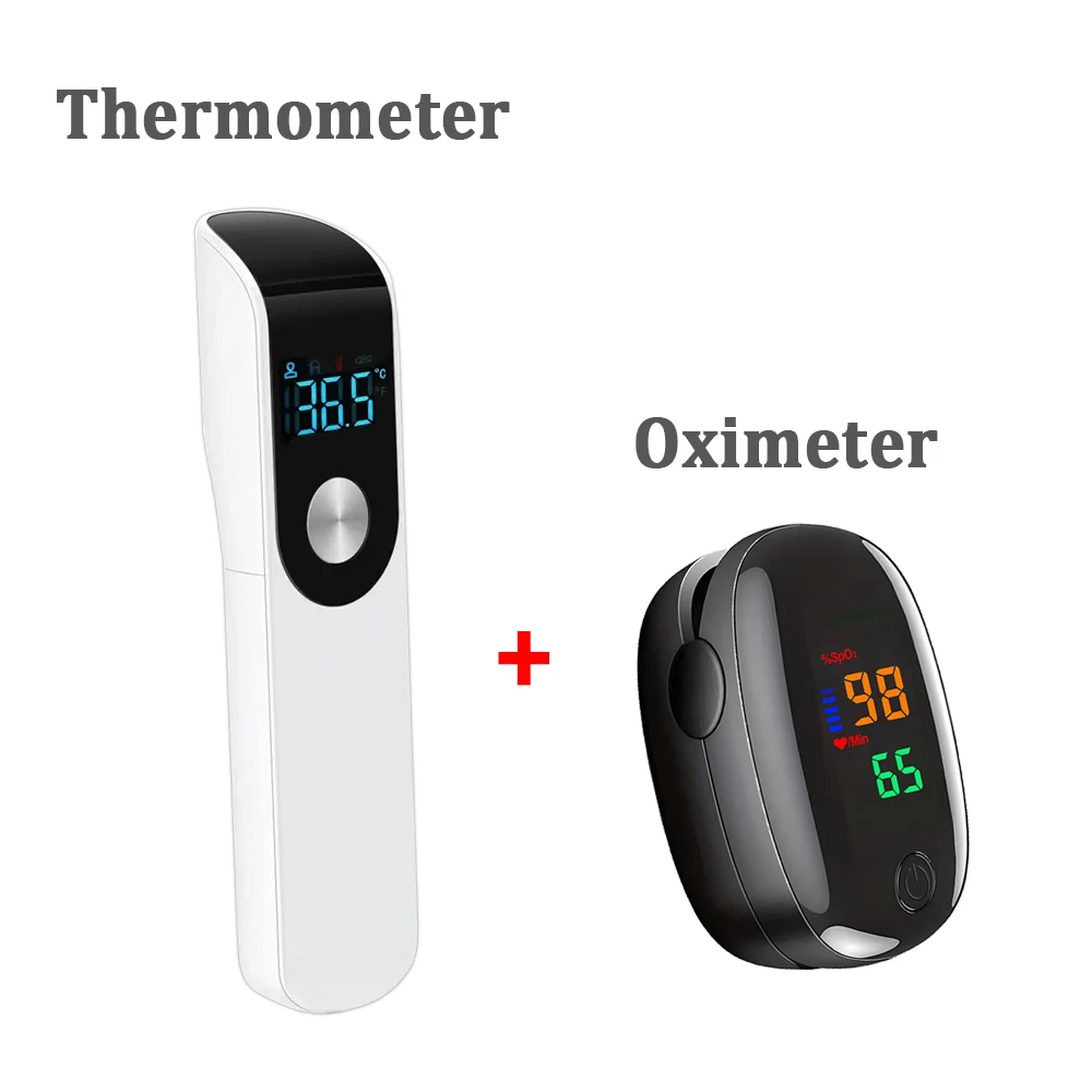 Household IR Thermometer Digital Thermometer for Child Adult Non-contact Body Temperature or Mini Oximeter Blood Oxygen Tool