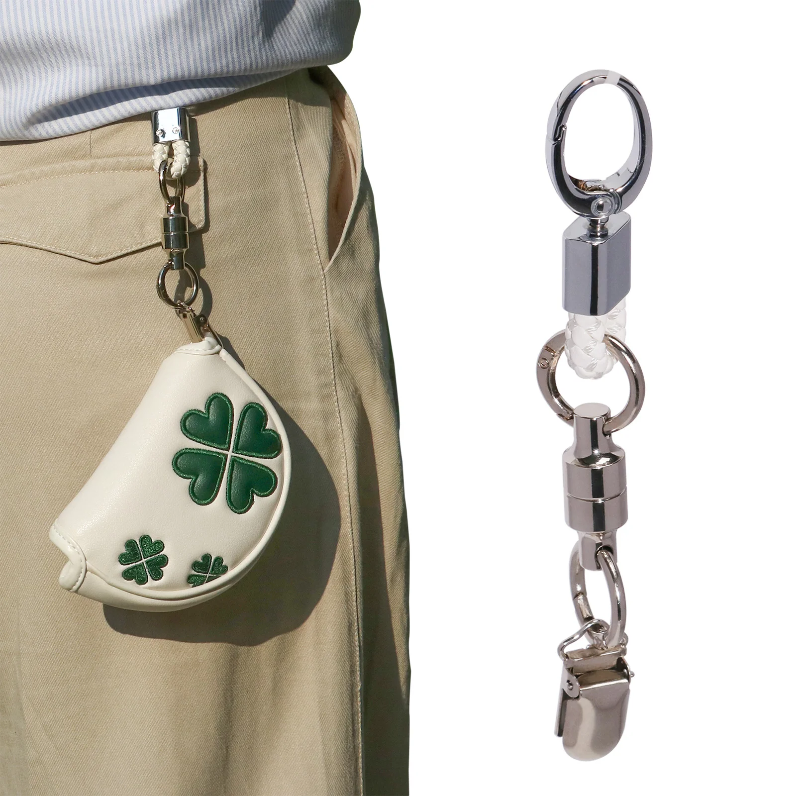 Крышка клюшки для гольфа, магнитный держатель, аксессуары, мощная крышка клюшки, держатель, зажим, магнитное кольцо, щипцы, принадлежности для гольфа