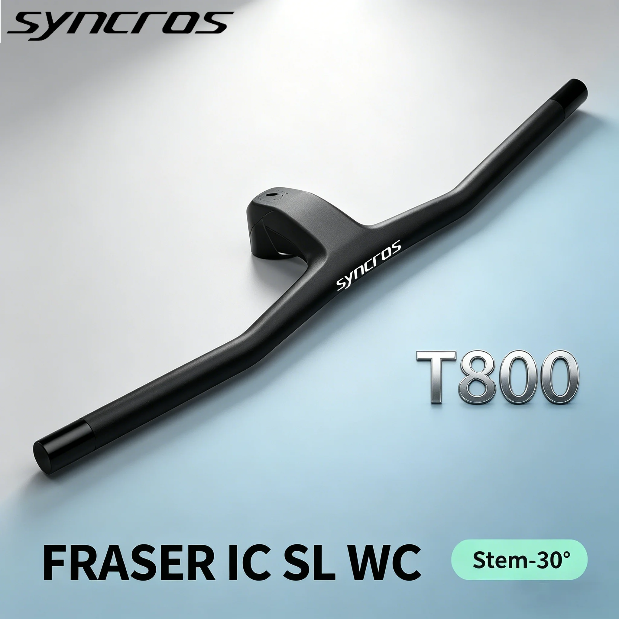 SYN FRASER IC SL WC Para Quadro Sparks -30 ° Guidão de MTB Integrado em Fibra de Carbono 740MM com Parafuso de Titânio SYN FRASER IC SL WC Para Quadro Sparks -30 ° Guidão de MTB Integrado em Fibra de Carbono 740MM com Parafuso de Titânio