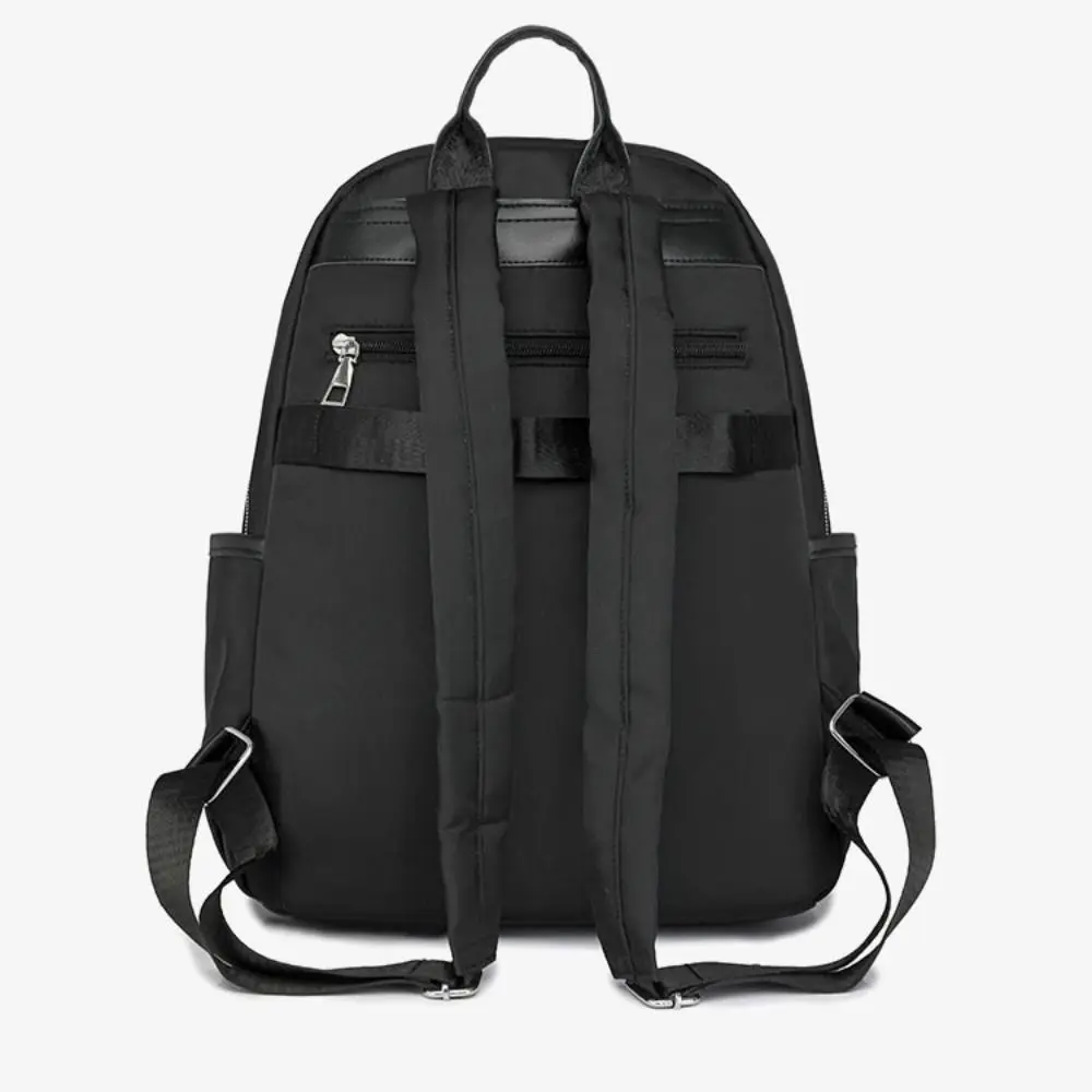 

Waterproof Nylon Shoulder Bag Large Capacity Travel Girl's Retro Backpack New Design Simple College Students School Bags Girls