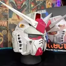 Rx-78-2 Ganso Yuanzu exposición de cómic casco de Cosplay versión luminosa portátil decoración de escritorio niño juguetes de moda coleccionables