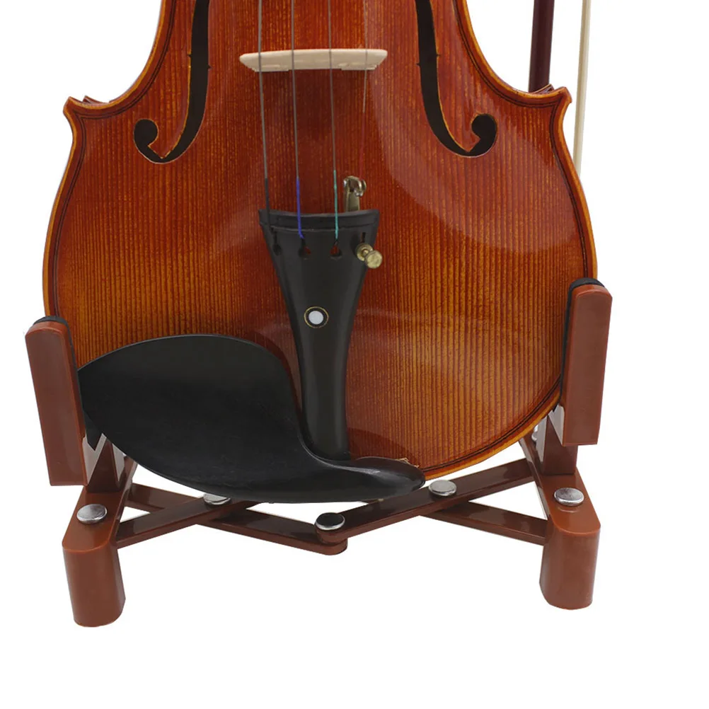 

1PCS Violin Stand Professional Foldable Bracket Portable Rack Floor Display Holder Sturdy ABS Lightweight Bracket Guitar