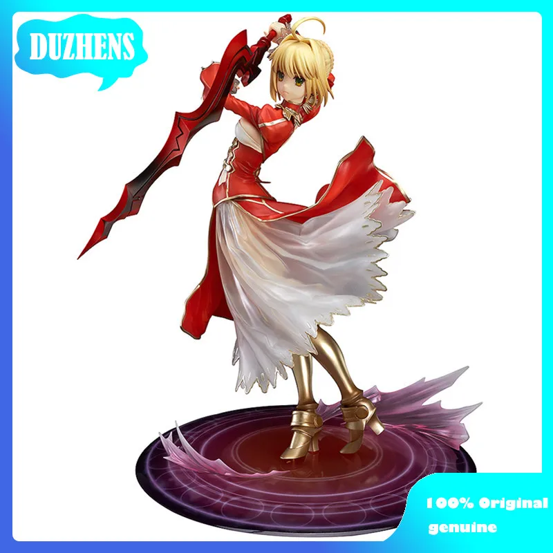 100% Original:Anime Fate/EXTRA Nero Claudius Red saber 25cm PVC Action Figure Anime Figure Model Toy Figure Collection Doll Gift